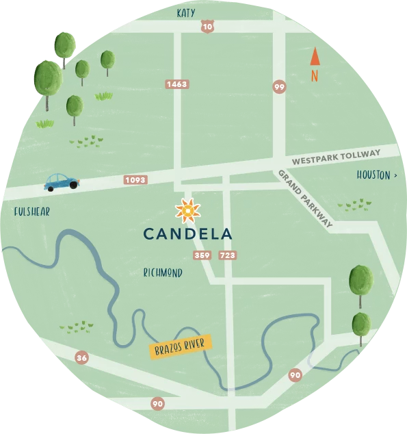 Map of Candela